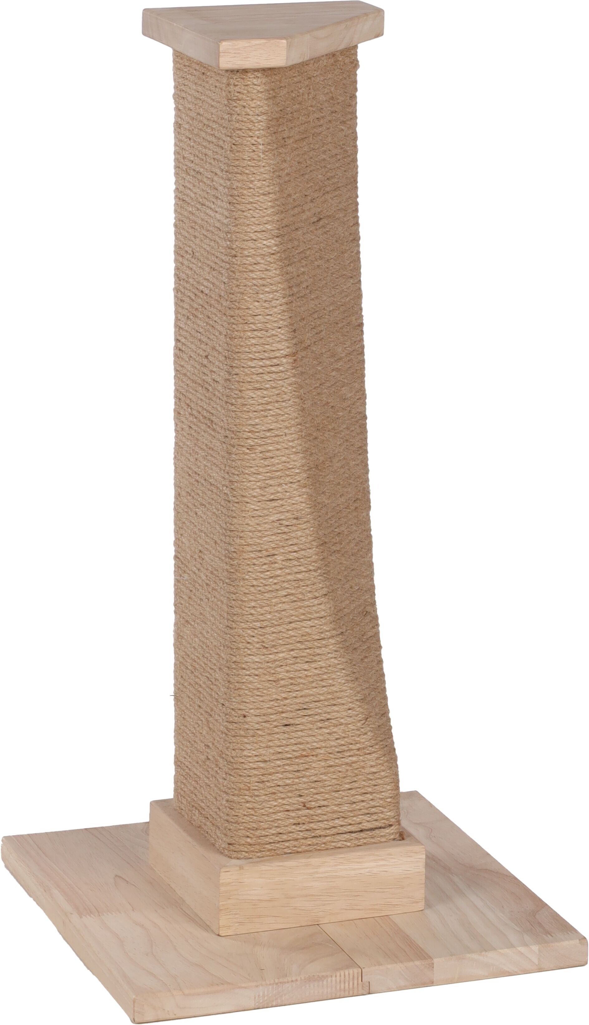 Krabpaal nomi hout 33*33*64cm