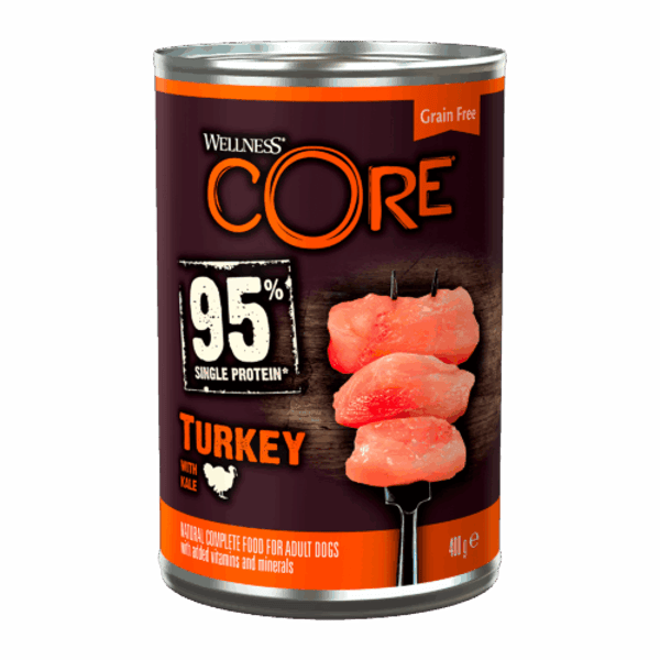 Wellness core hond 95% kalkoen/groenten