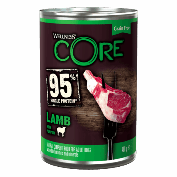 Wellness core hond 95%lam/groenten