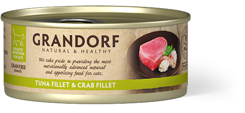 GD cat tuna fillet & crab