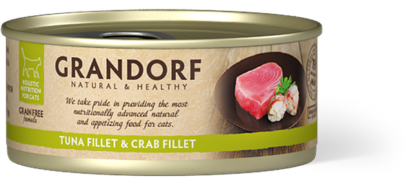 GD cat tuna fillet & crab