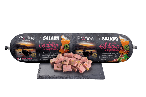 Profine salami zalm/groenten