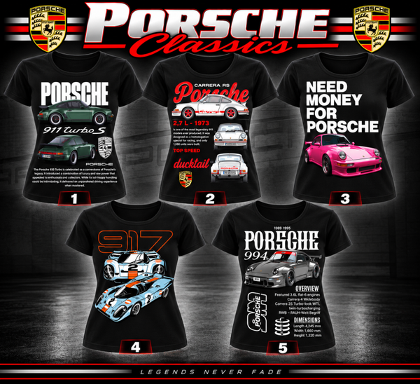 Porsche Classics T-shirt vrouw