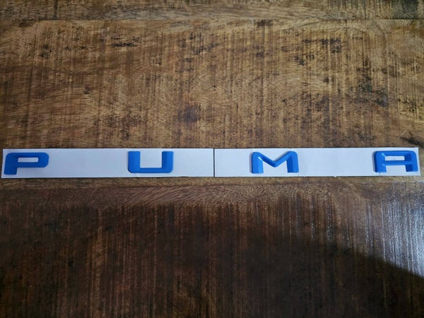 Puma achterklep embleem Blauw
