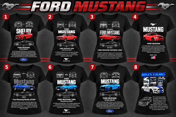 Ford Mustang T-shirt vrouw