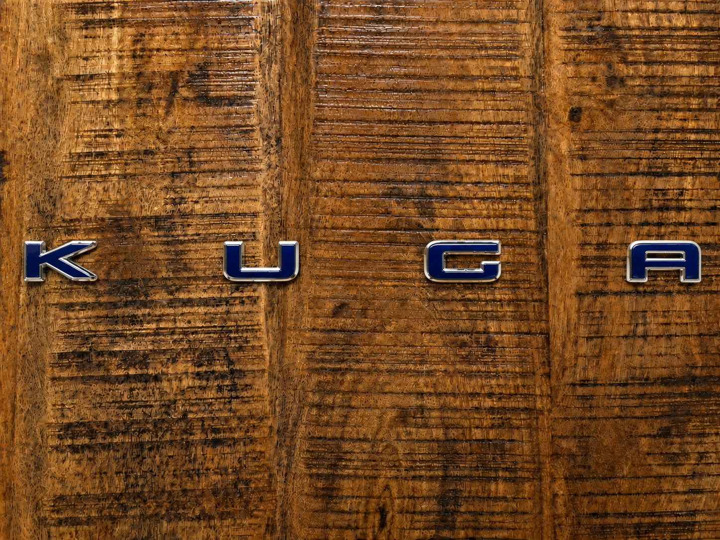 Kuga MK3 achterklep embleem blauw/chroom