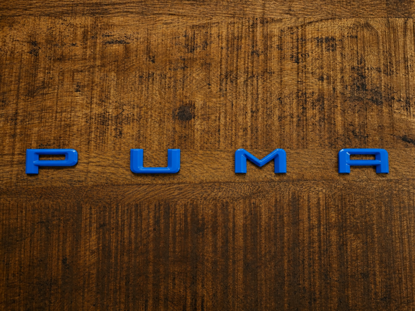 Puma achterklep embleem Blauw