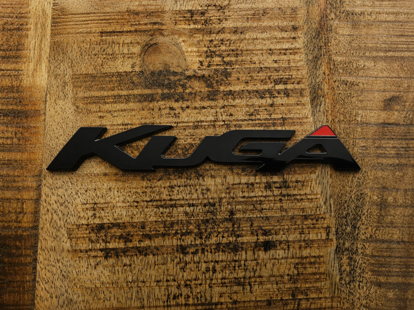 Kuga MK1/2 achterklep embleem zwart
