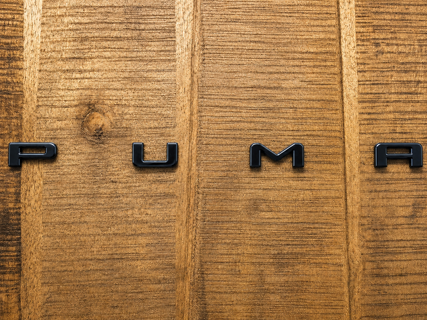 Puma achterklep embleem Zwart