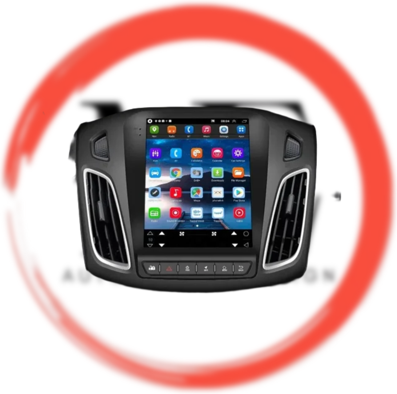 Ford Focus MK3 Android Tesla Style 2011 t/m 2018