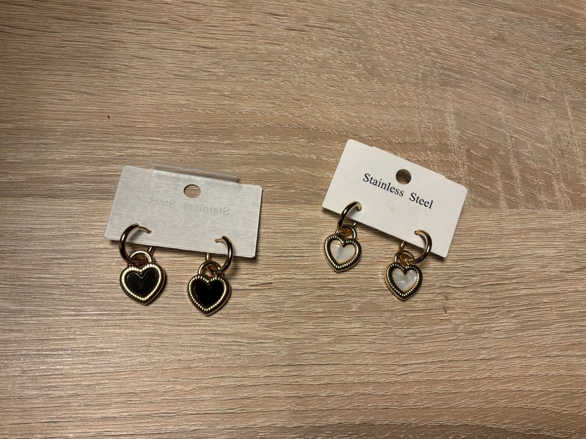 Herzohrringe zum wenden