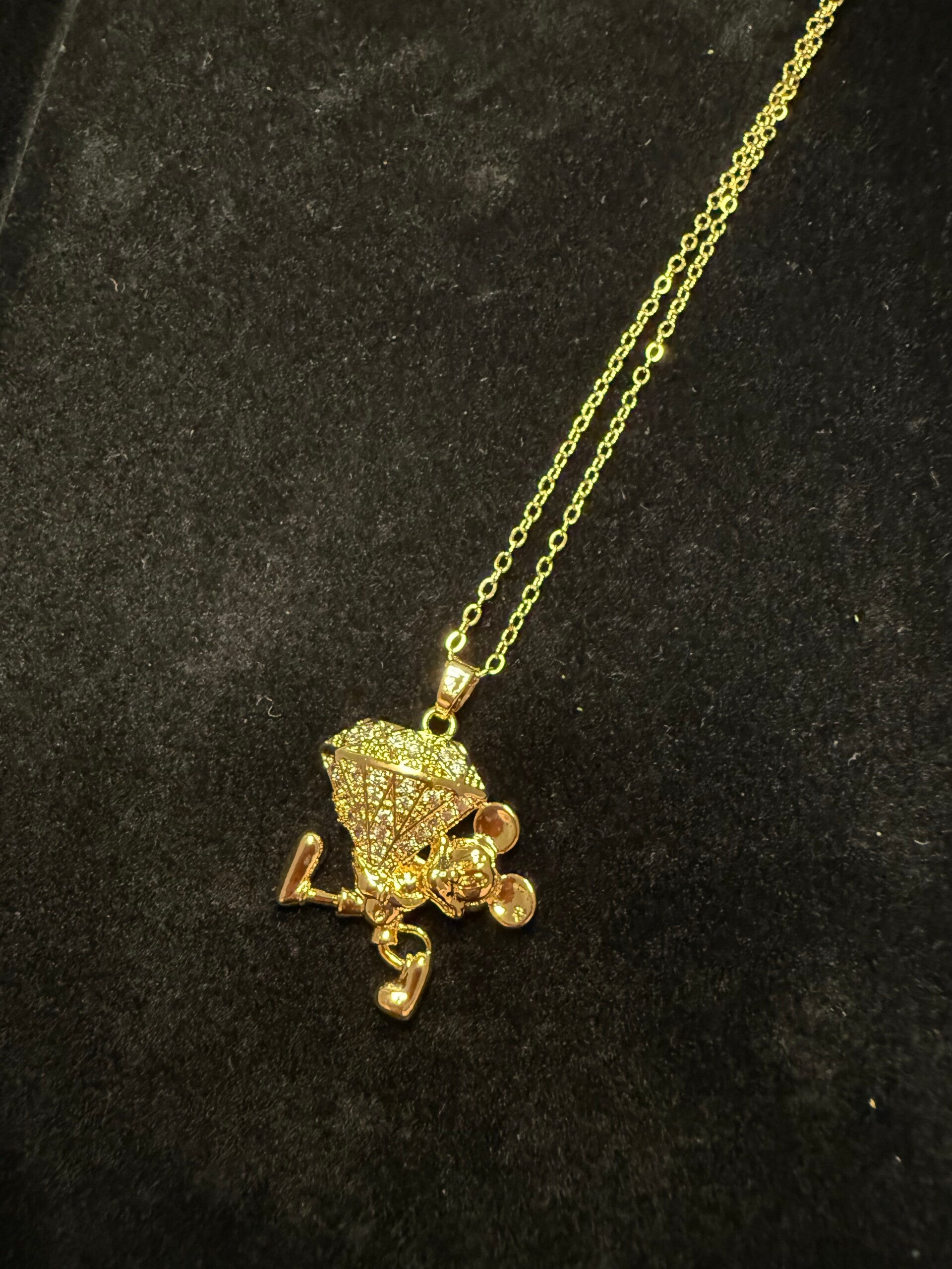 Kette "Maus mit Diamand"