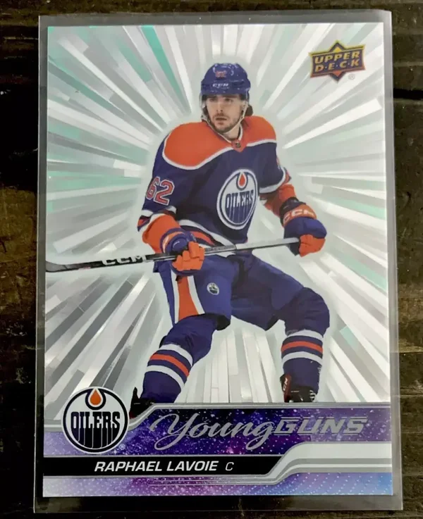 RAPHAEL LAVOIE 2023-24 UPPER DECK SERIES 2 YOUNG ROOKIE Silver OUTBURST RC
