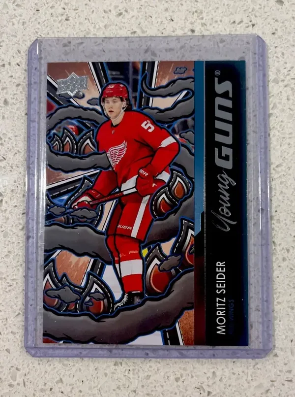 2024-25 Upper Deck Series 2 Young Guns Renewed Moritz Seider Detroit Red Wings!!