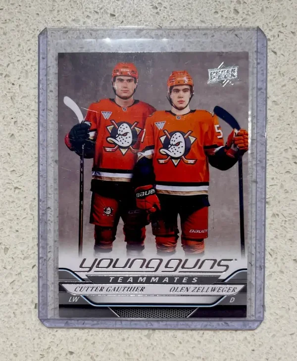 2024-25 UD Series 2 young guns Teammates Anahiem Ducks