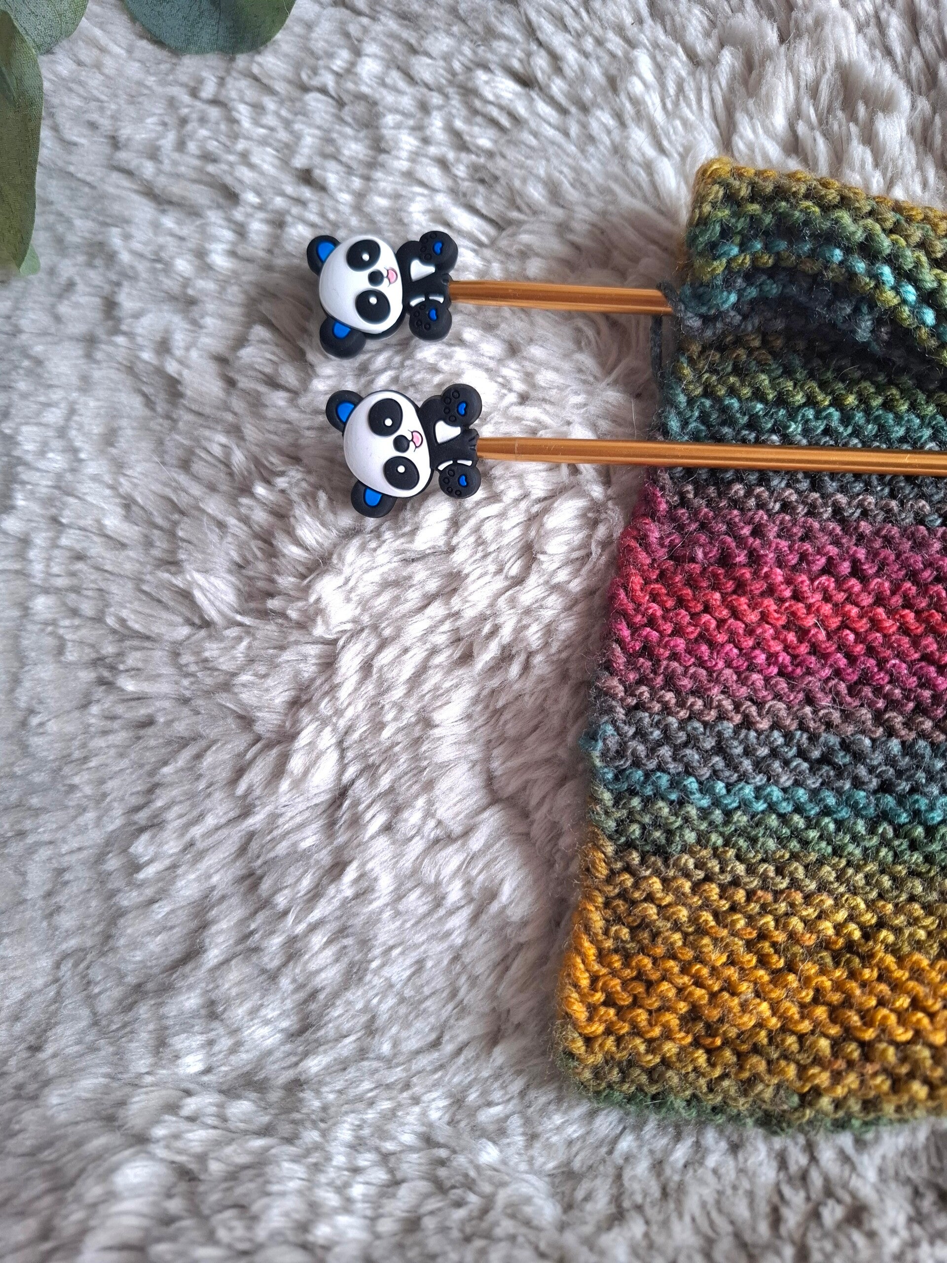 Naaldstoppers Panda zwart