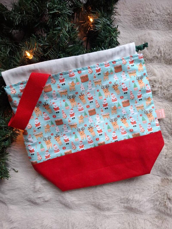 Projectbag kerst Mint mr+mrs Santa