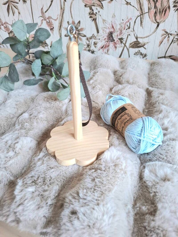 Pols garen houder hout