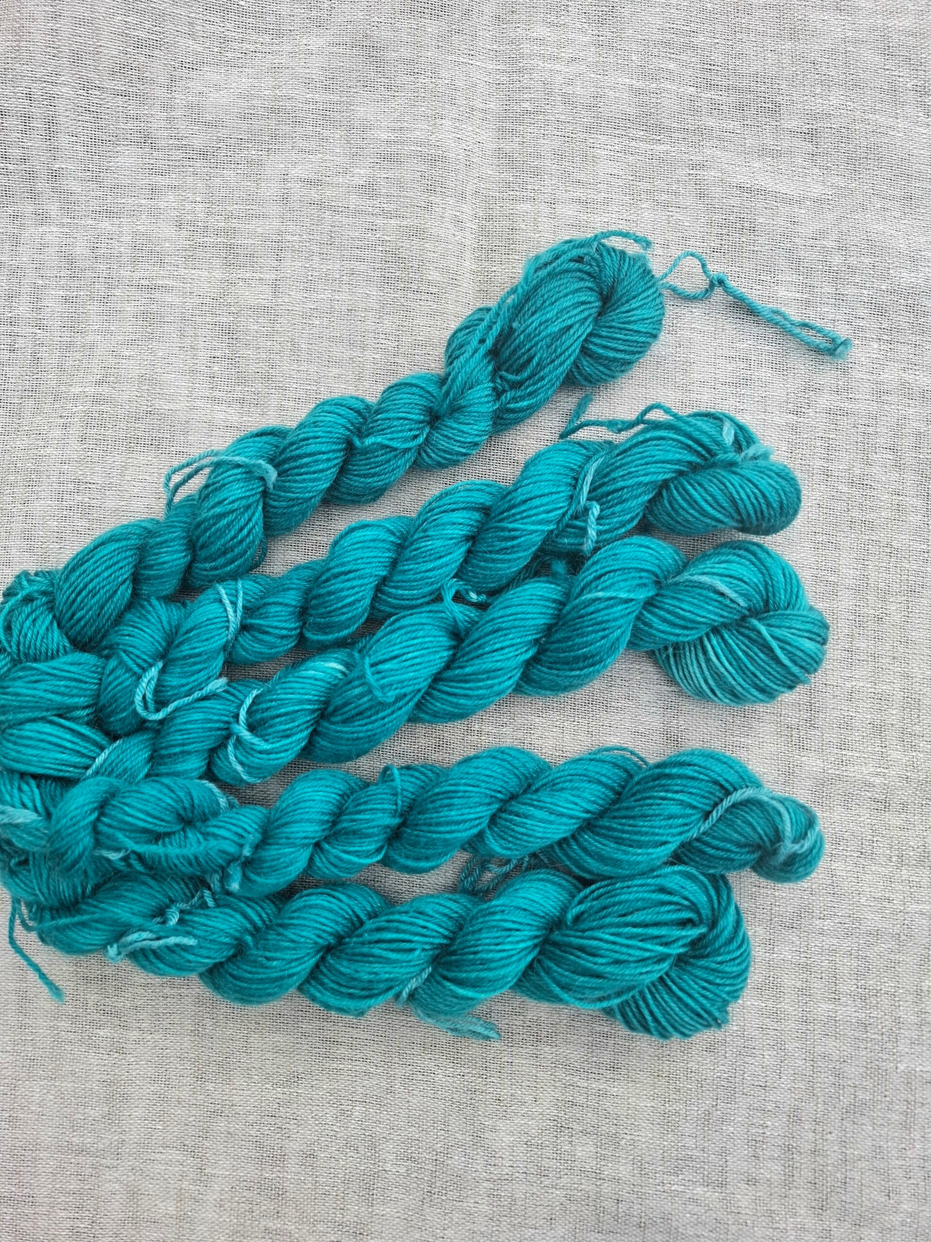 Mini sokkenwol kleur 008 Teal