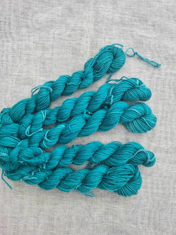 Mini sokkenwol kleur 008 Teal