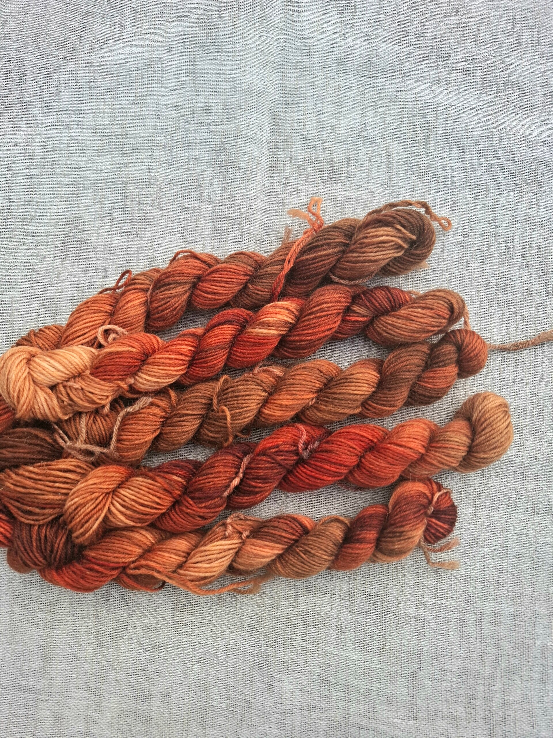 Mini sokkenwol kleur 003 Pumpkin spice