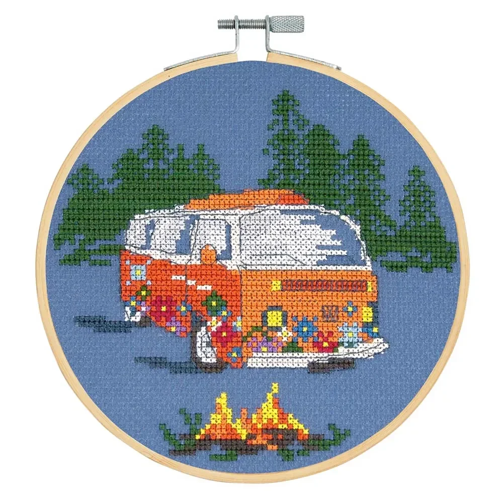 DMC Kruissteek kit oranje bus