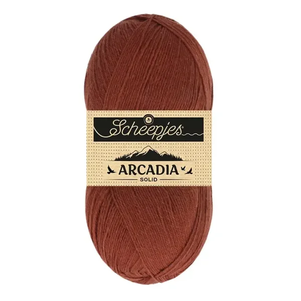 Scheepjes Arcadia sokkenwol 812 Mahogany