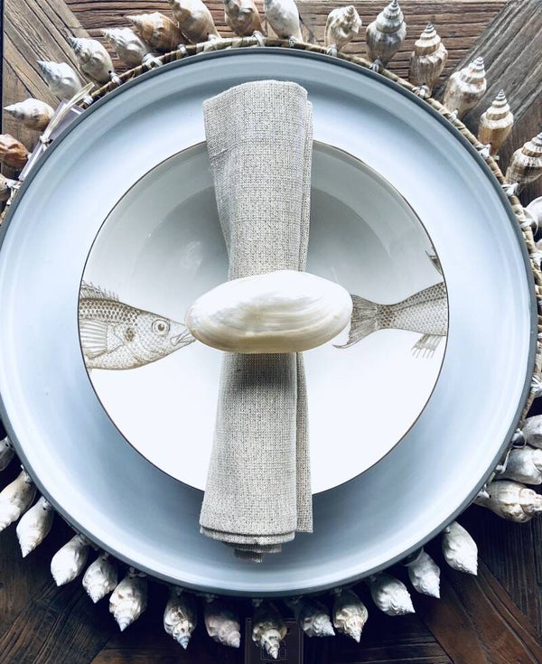 Parelmoer Servetringen Set (SEA-627)