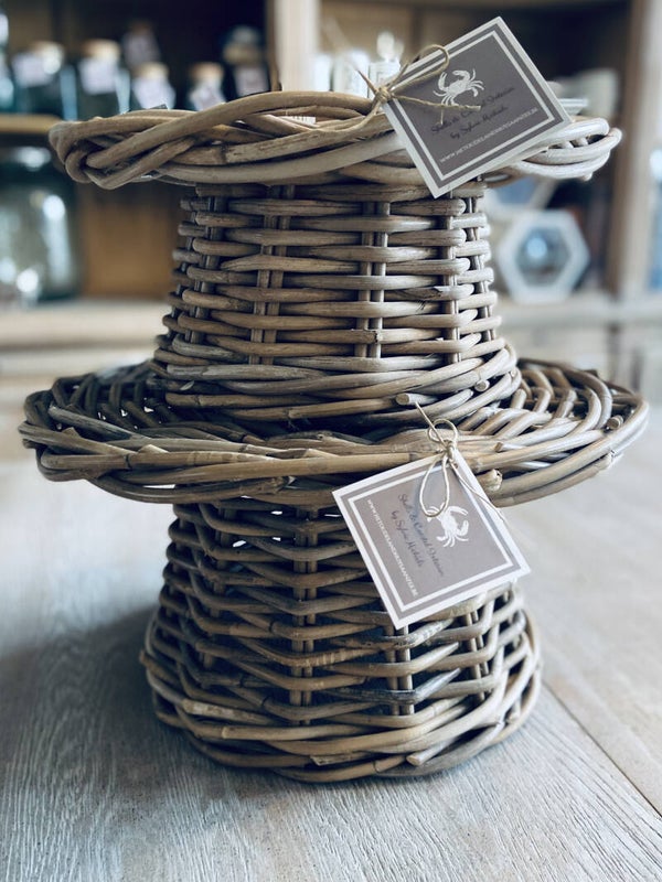 Grote Rieten Wicker Taartschaal (RAT-102)
