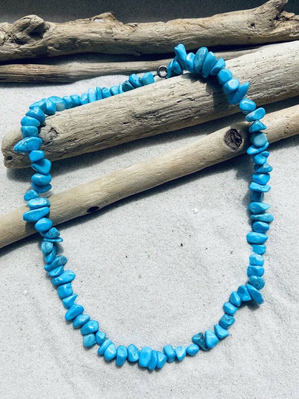 Surfers Shell Necklace Turquoise (SUN-351)