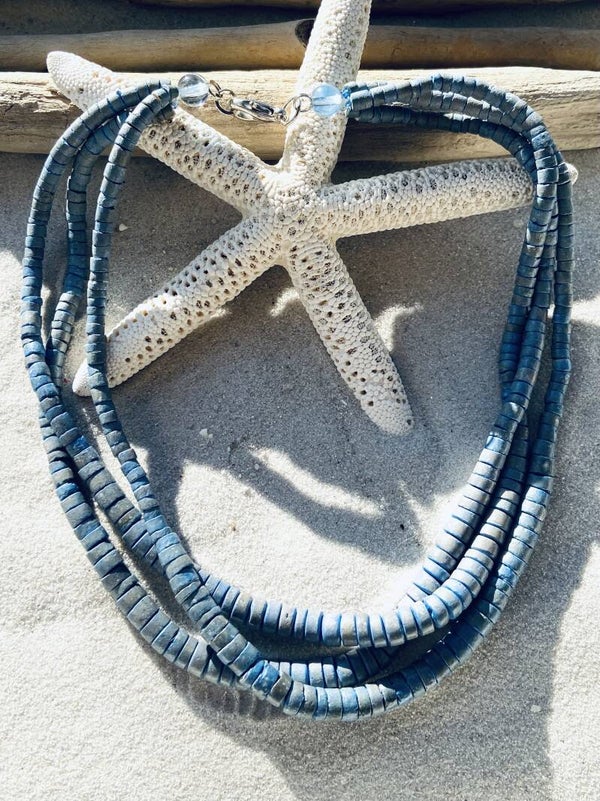 Zanzibar Wooden Treasures Blue (SUN-332)