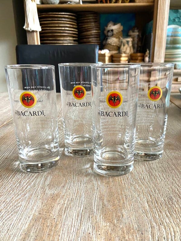 NEW! Bacardi Longdrink Glas Clear (AQU-808)