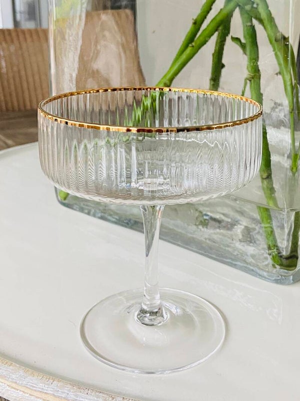 Geslepen Coctail of Champagne Glas (SEA-752)