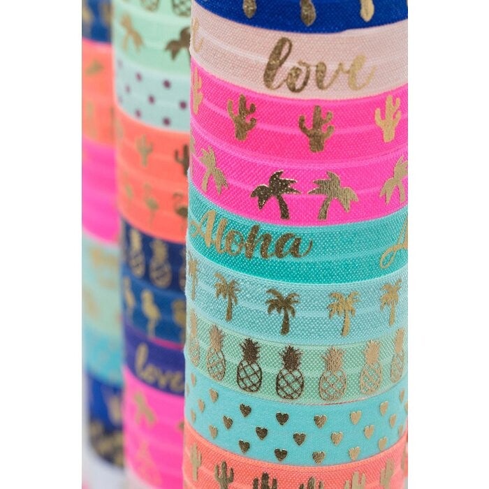 Rekbare IBIZA Armbanden In Neon Kleuren 1+1 (SUN-358)