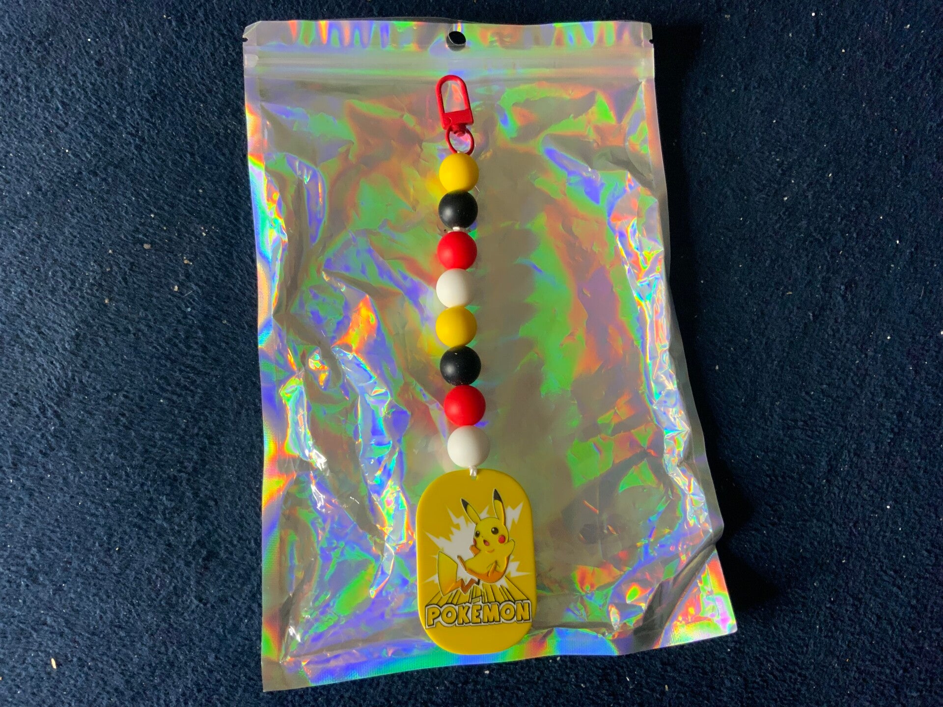 Pokémon beaded backpack charm