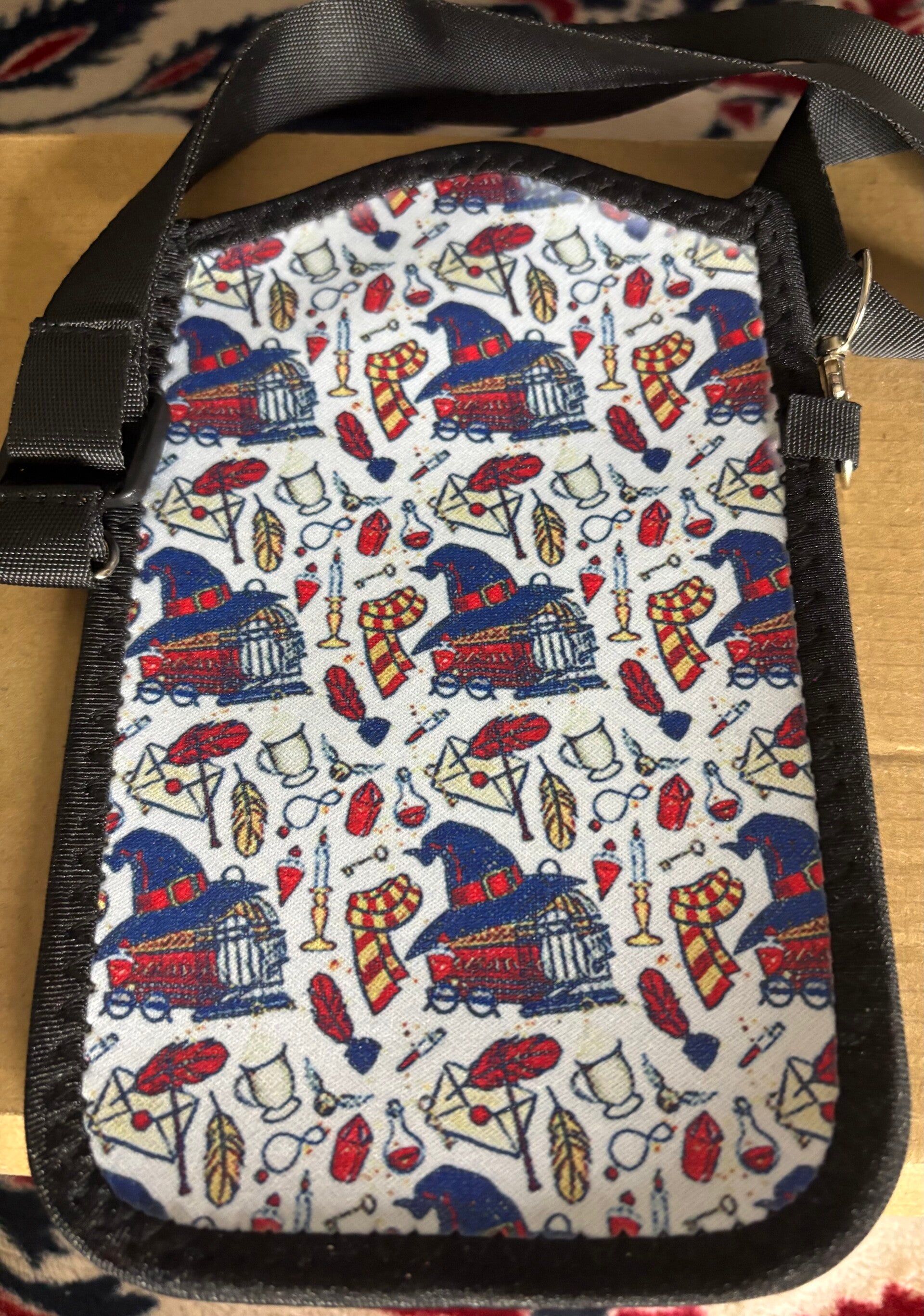 Wizarding crossbody phone pouch