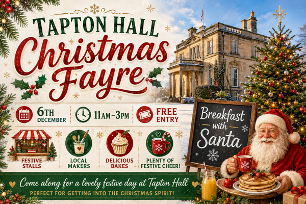 Tapton Hall Christmas Fair 6th December 2026