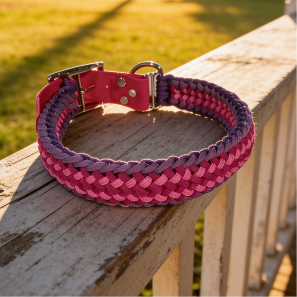 Paracord Collar – 4 cm Wide | Spring 2026 – Limited Piece