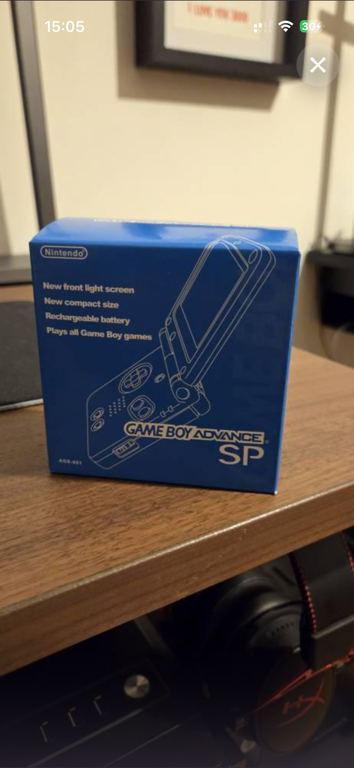 Nintendo Game Boy Advance SP - Kyogre Edition