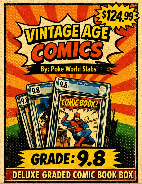 Vintage Age Comics, Deluxe Graded Comic Book Box