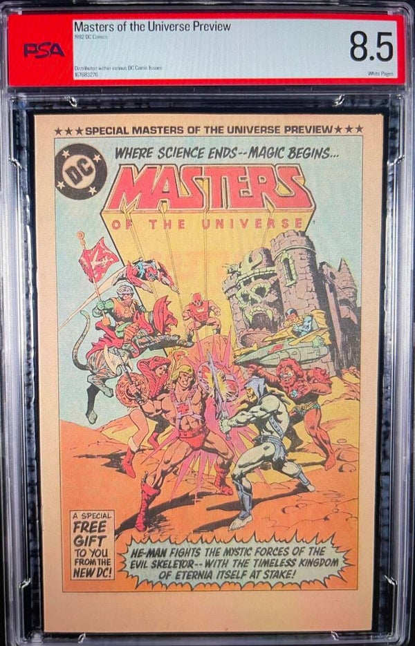 1982 Masters of the Universe #nn, Preview comic, PSA 8.5