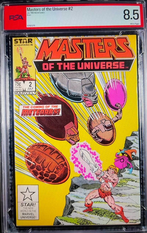 1986 Marvel Masters of the Universe #2, PSA Graded 8.5