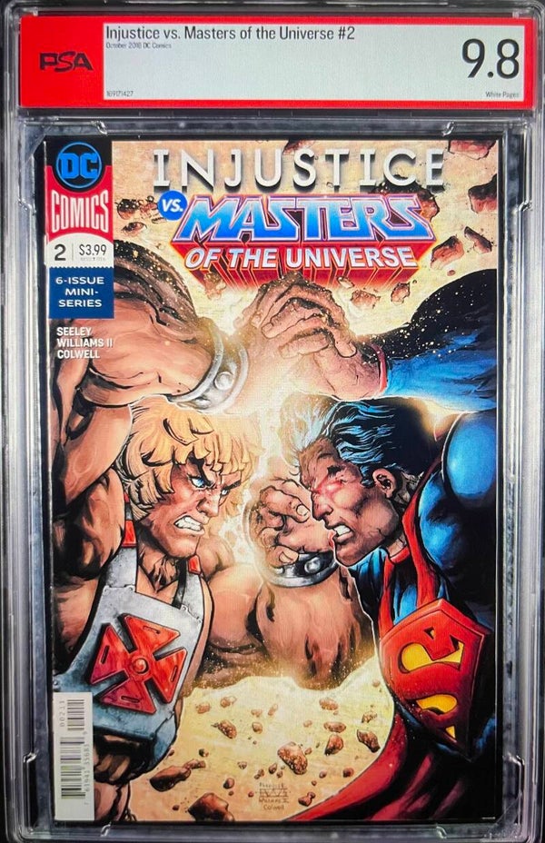 2018 SC Comics Injustice vs Masters of the Universe, PSA Graded 9.8