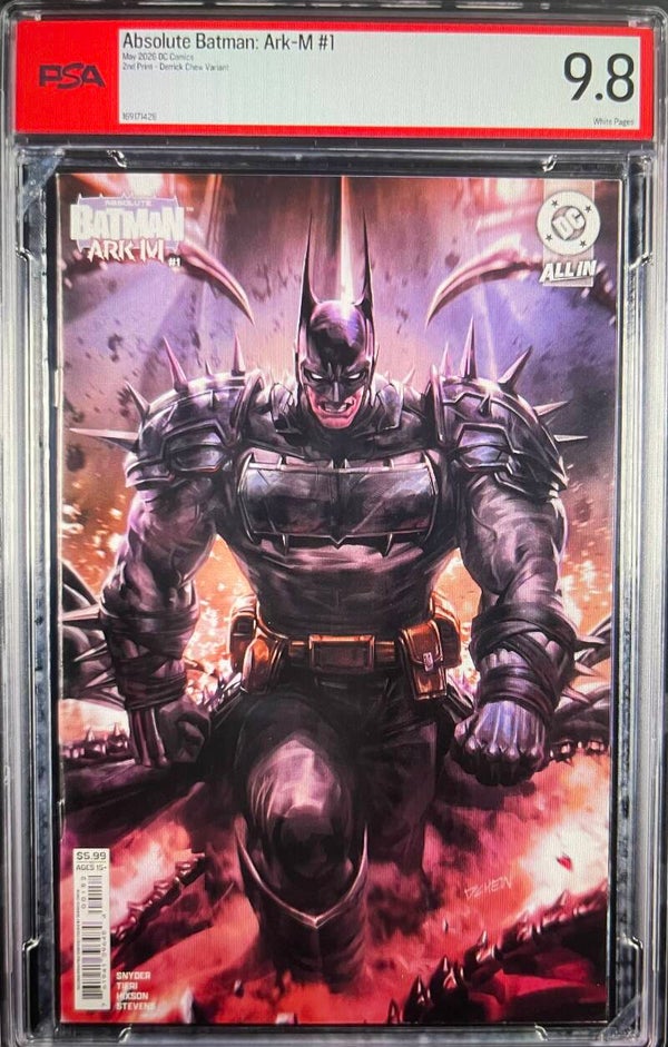 2026 DC Absolute Batman: ARK #1, PSA Graded 9.8