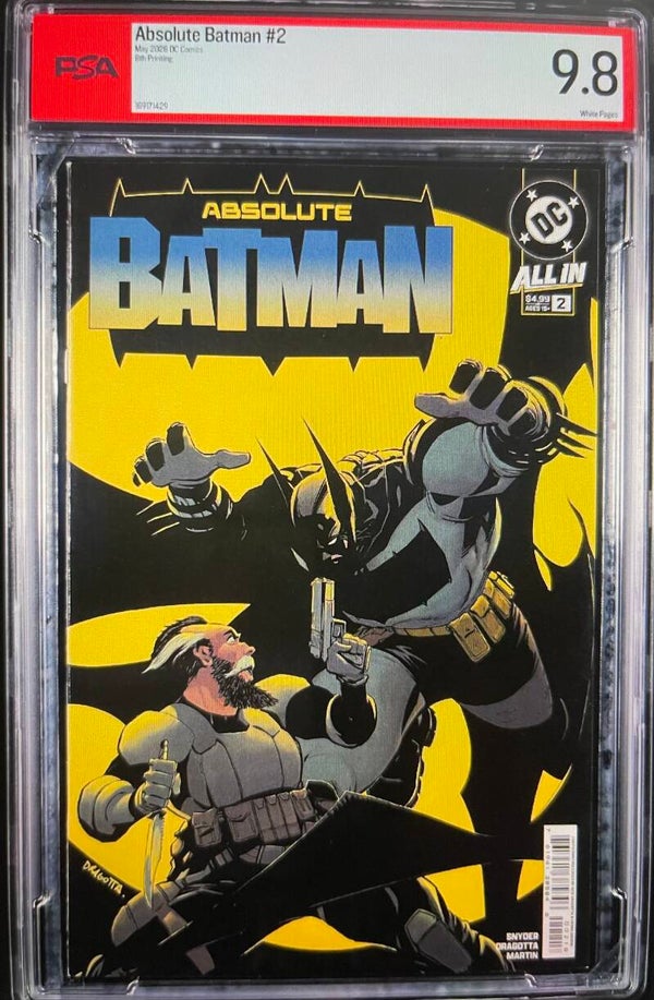 2026 DC Absolute Batman #2, PSA Graded 9.8