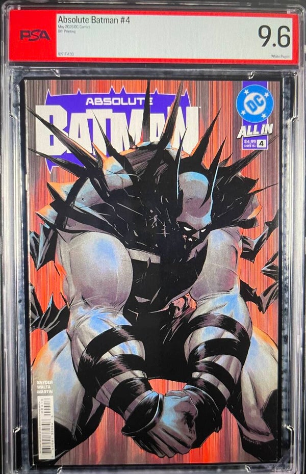 2026 Absolute Batman #4, PSA Graded 9.6