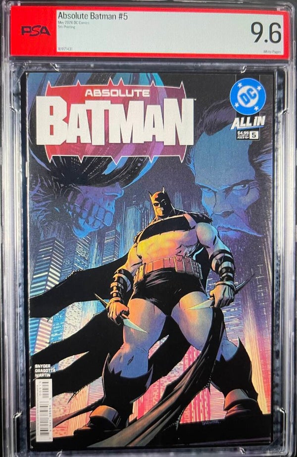 2026 Absolute Batman #5, PSA Graded 9.6