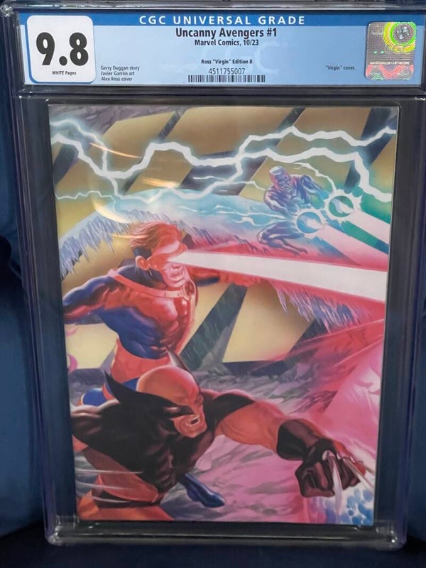 2023 Uncanny Avengers #1 CGC Graded 9.8, Alex Ross "Virgin" Cover, DC Comics