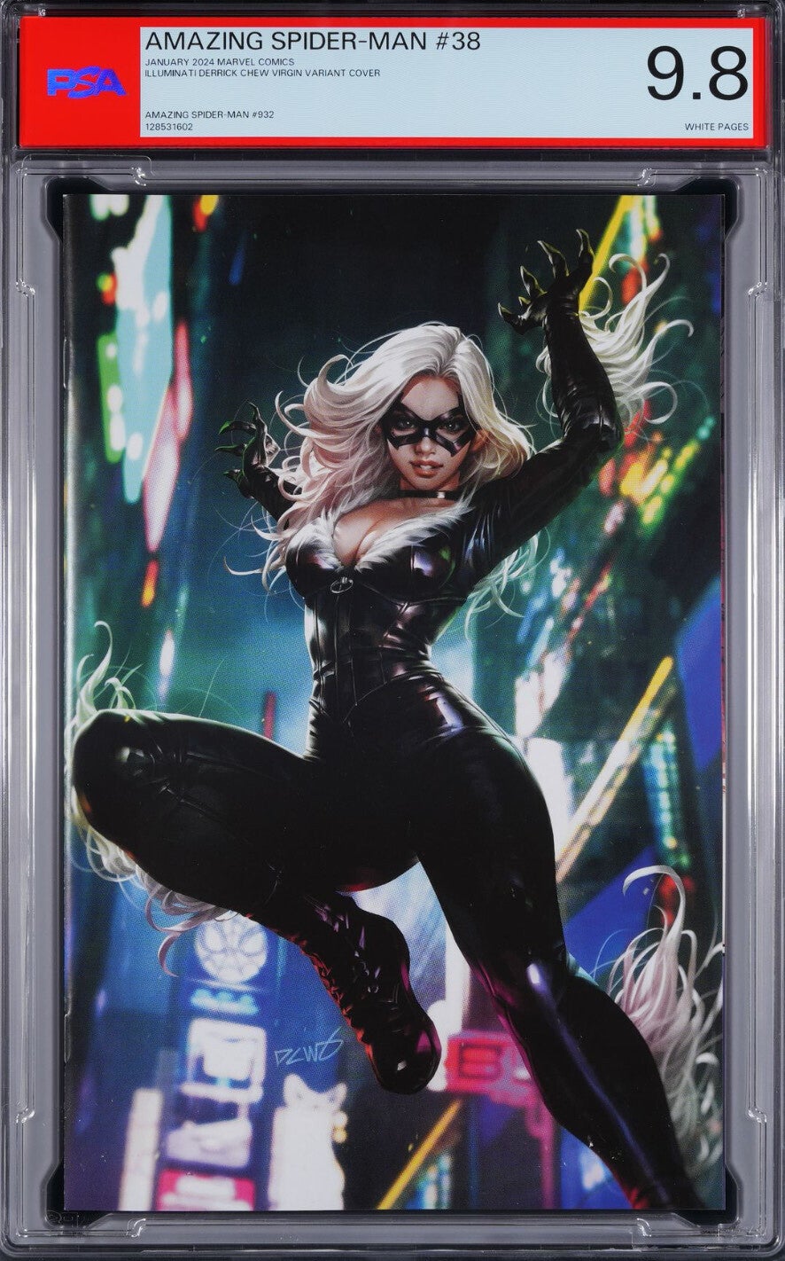 2024 Marvel Comics The Amazing Spider-man #38 Illuminati Virgin Variant, PSA Graded 9.8