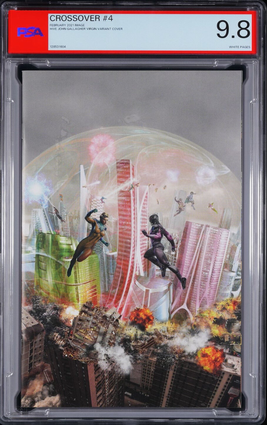 2021 Image Comics Crossover: Hive #4 Virgin Variant Cover, PSA Graded 9.8